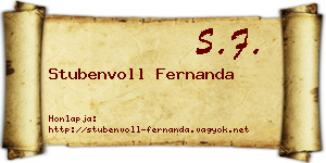 Stubenvoll Fernanda névjegykártya